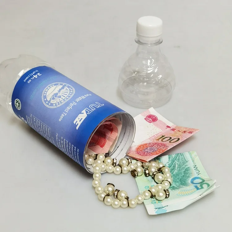 EASTOMMY  Top Quality Indoor Safe Water Bottle Stash Diversion Bottle Plastic Safe Stash Container