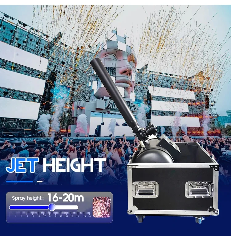 Super stage effect floating streamer rose petal wedding electric confetti tube electric confetti gun