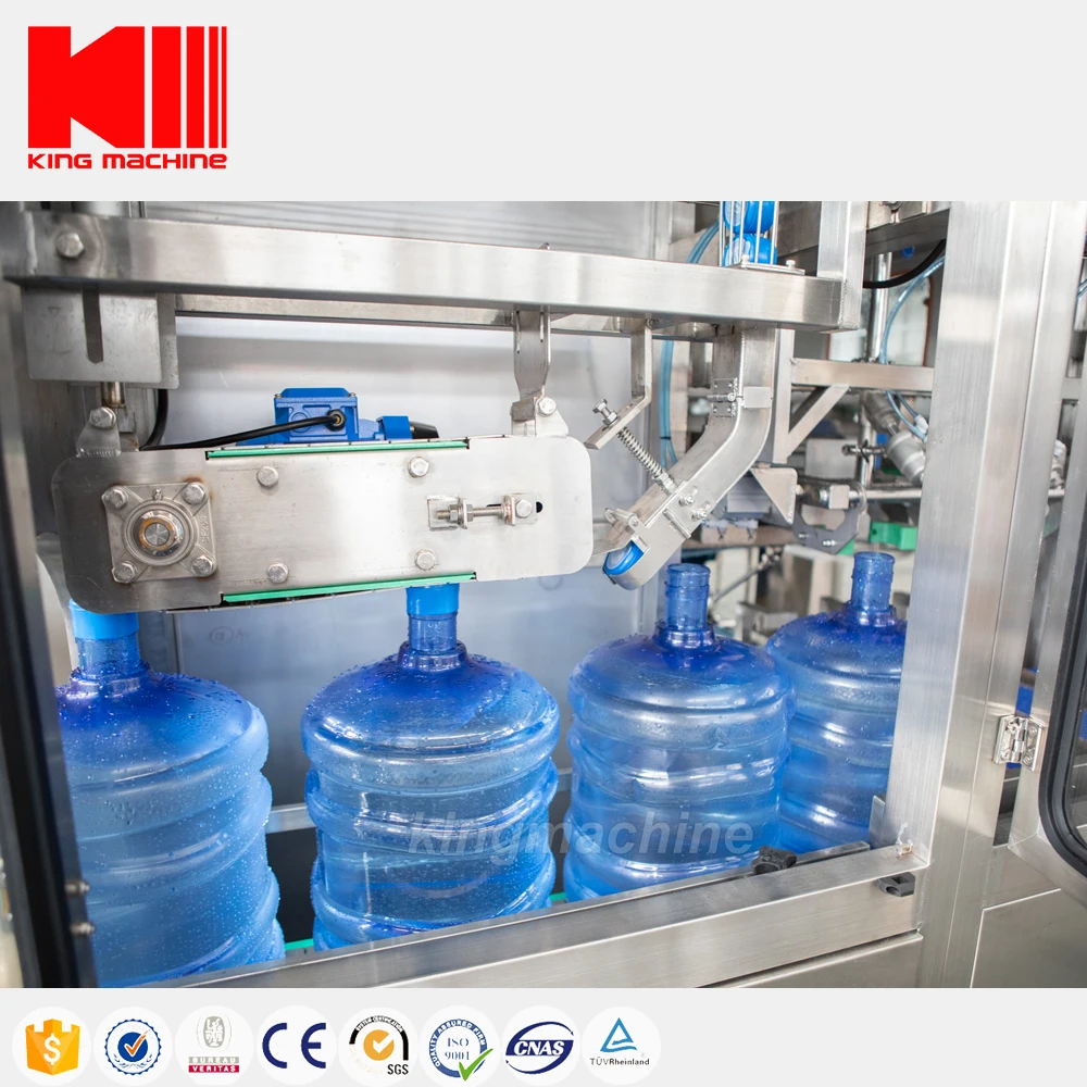Pure water 5 gallon bottle washing filling capping machine/drinking water 20 litre water bottle machine
