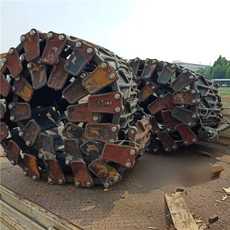 Used construction machinery accessories 50 Loader tire anti-skid protection chain medium loader