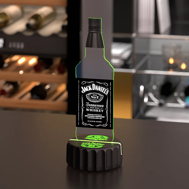 Лучшая пластиковая подсвечиваемая светодиодная подставка для меню напитков