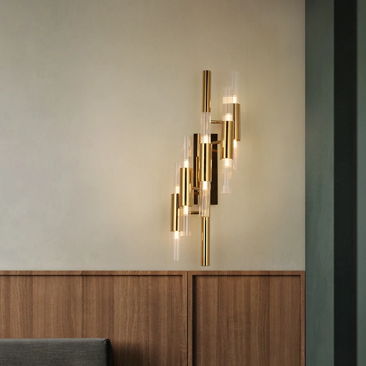 Unique Design Decorative Villa Home Stay Facility Interior Stainless Steel LED Wall Lamps