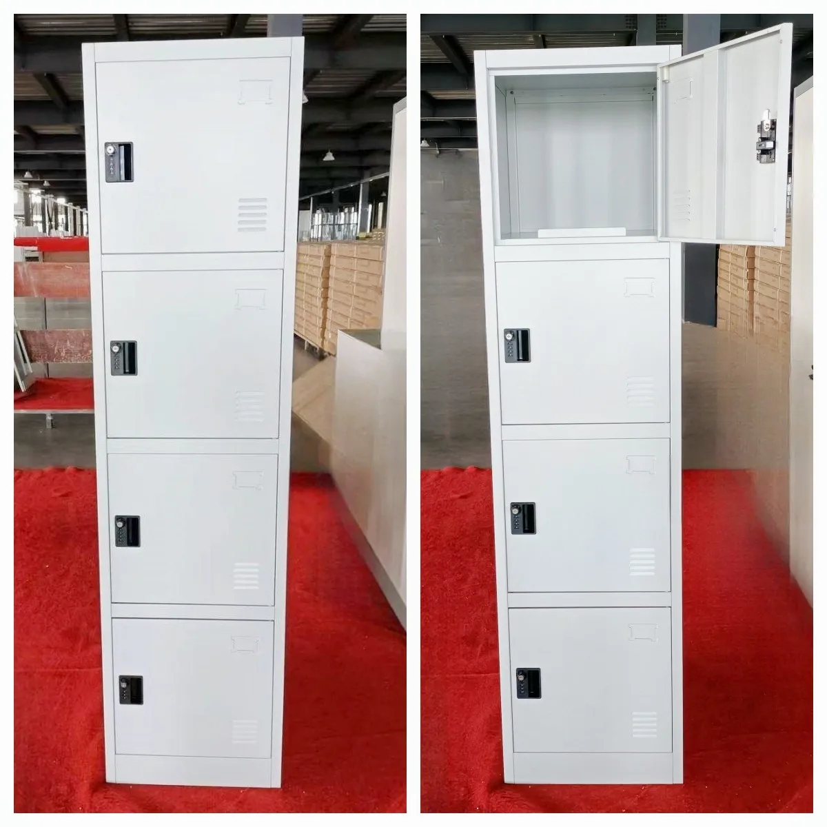 Knock-Down Locker Distributed Small Locker Steel Key Lockers Cabinets Wardrobes Gym Use College School Factory Students Adults