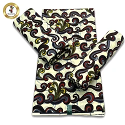 Wholesale Double Sides Printing Dyeing Soft Cotton Wax Cloth Ankara Geo Pattern African Ethic Wax Fabrics