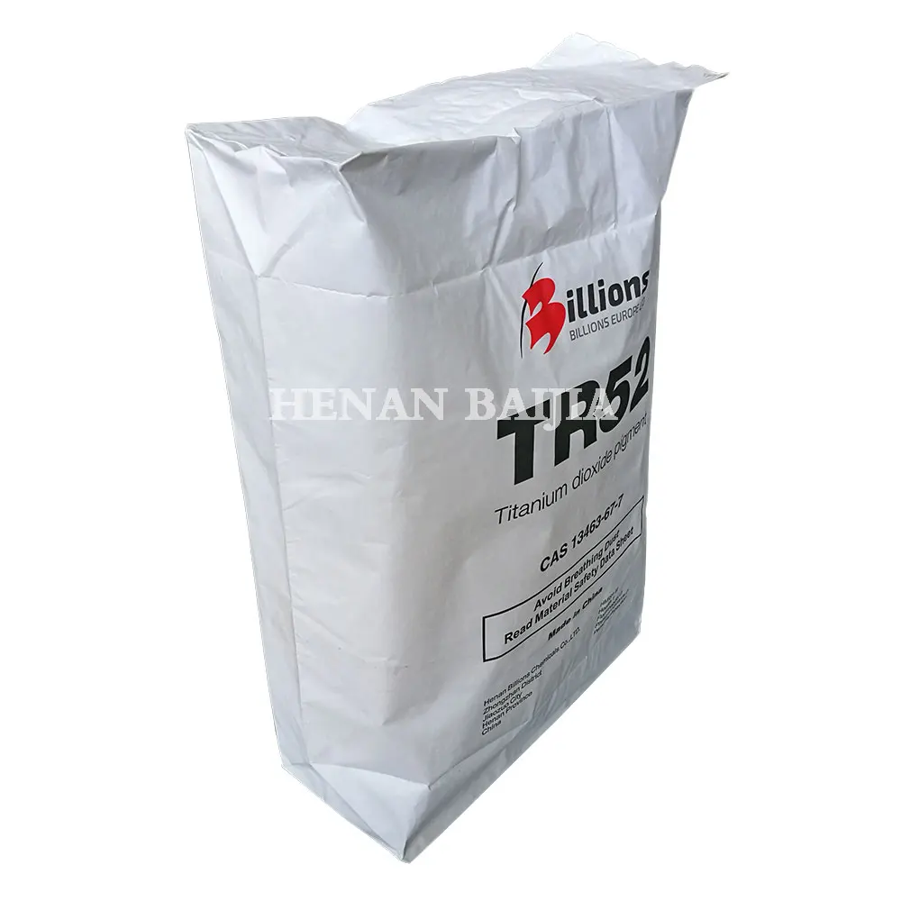 
25 kg Volume Pasted Kraft Paper Valve resin Bags For Packing PVC Resin Industrial paper bag 