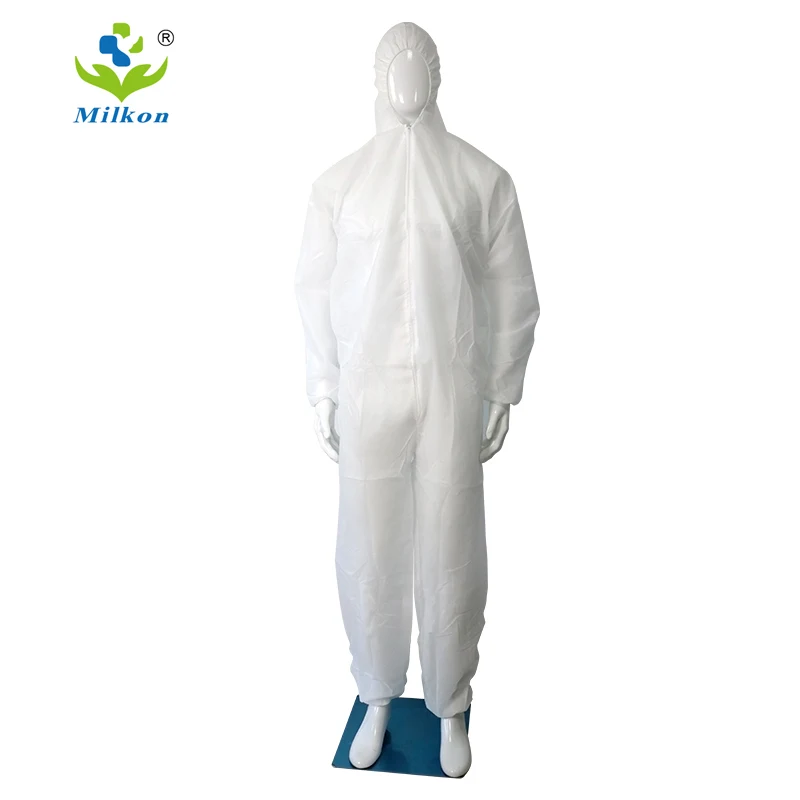 customize type 6 disposable ppes protective coverall suits en 13034 non woven protective coverall type 4/5/6