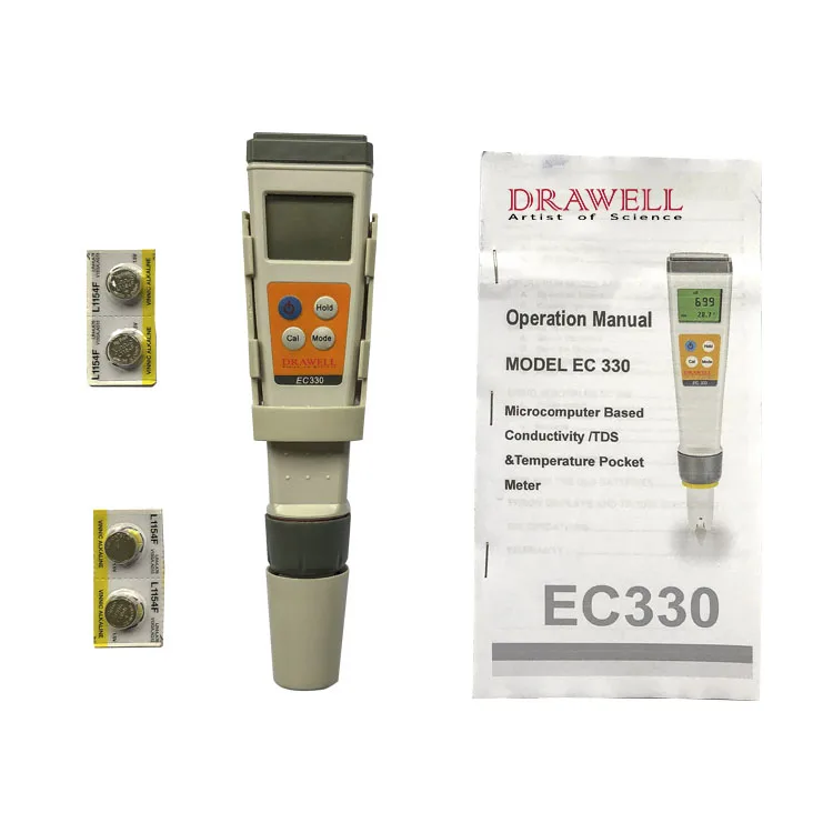 EC330 High Accuracy TDS/EC/PH/Salinity/TEMP Water Quality Analyzer With Electrode Replaceable