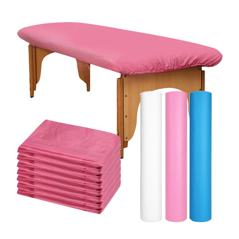 Hotel Home Beauty Room Use pp Non-woven Disposable Waterproof Massage Bed Sheets Hospital Medical Bed Sheet