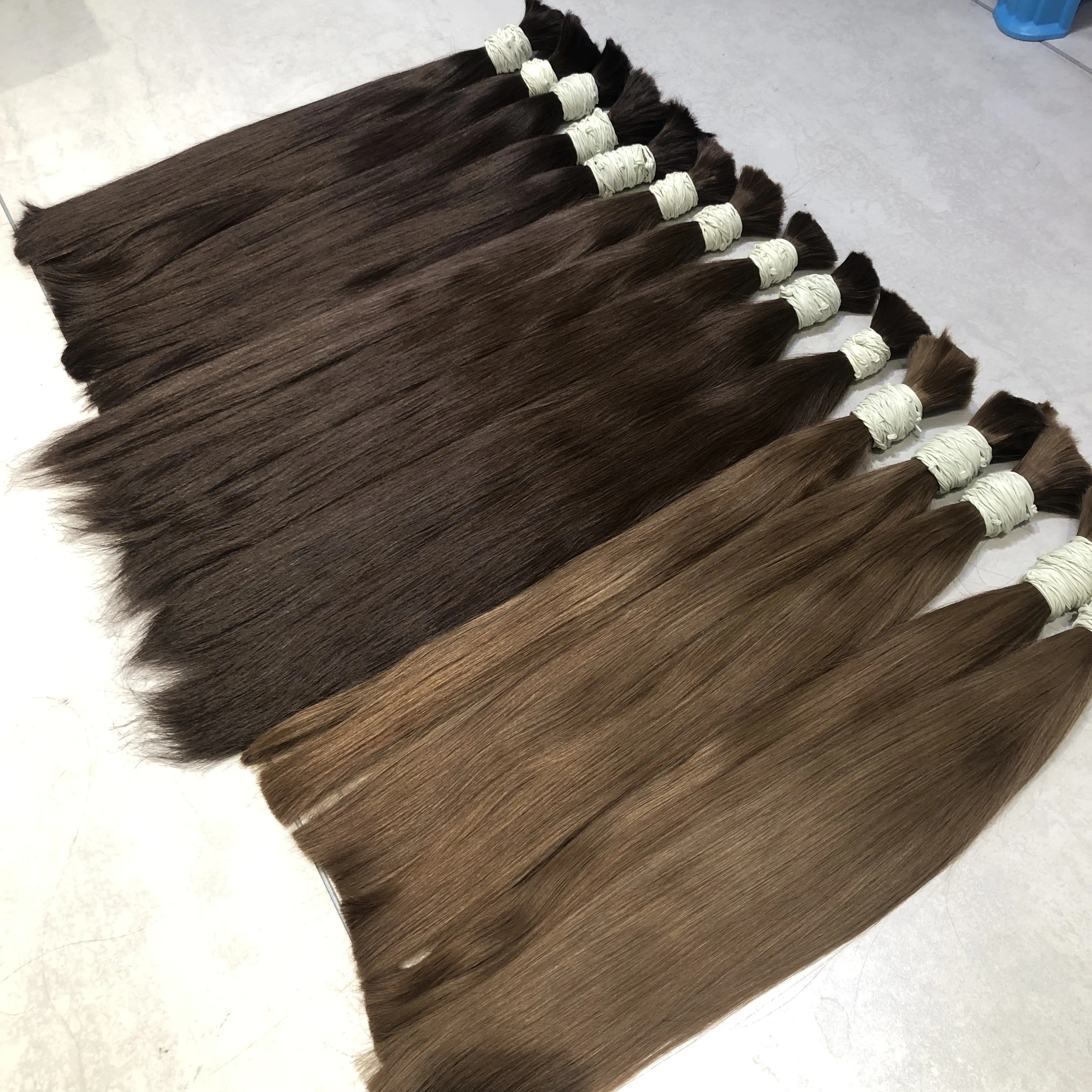 Ruyihair Raw Chinese One Donor No Weft extensiones cabello natural humano preto liso iluminado megahair
