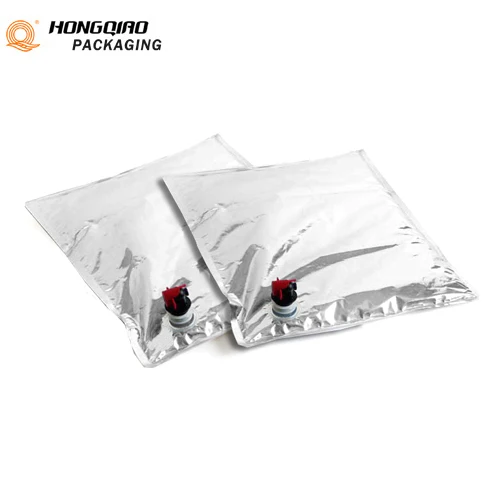 Disposable Plastic Tap Roasted Coffee Wine Water Bag In Box with Spout Dispenser with Valve