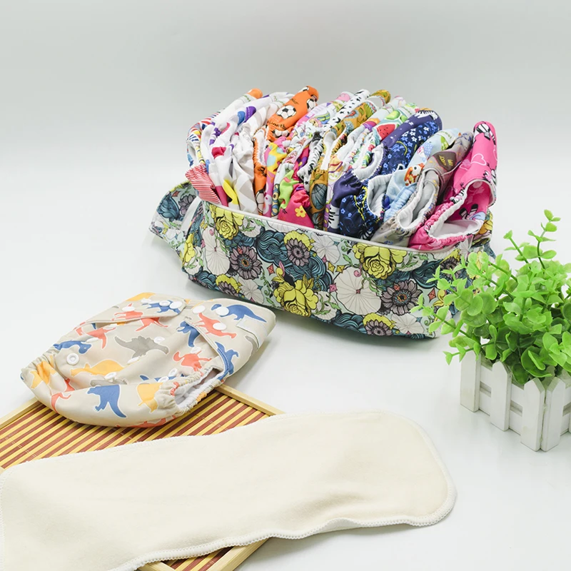 Portable Multi-functional 3D diaper pod bag large capacity durable waterproof PUL mummy storage travel bag holder with handle