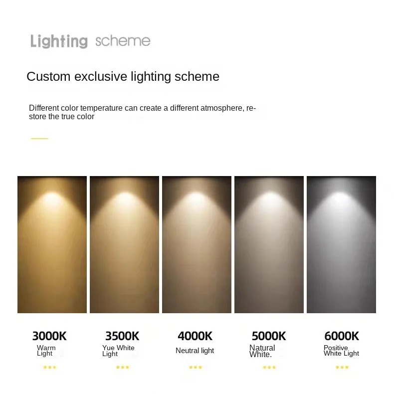 Anti Glare Adjustable DALI Dimmable 4 Wire Magnetic Rail Spotlight 7w 9w 12w 15w LED Track Light