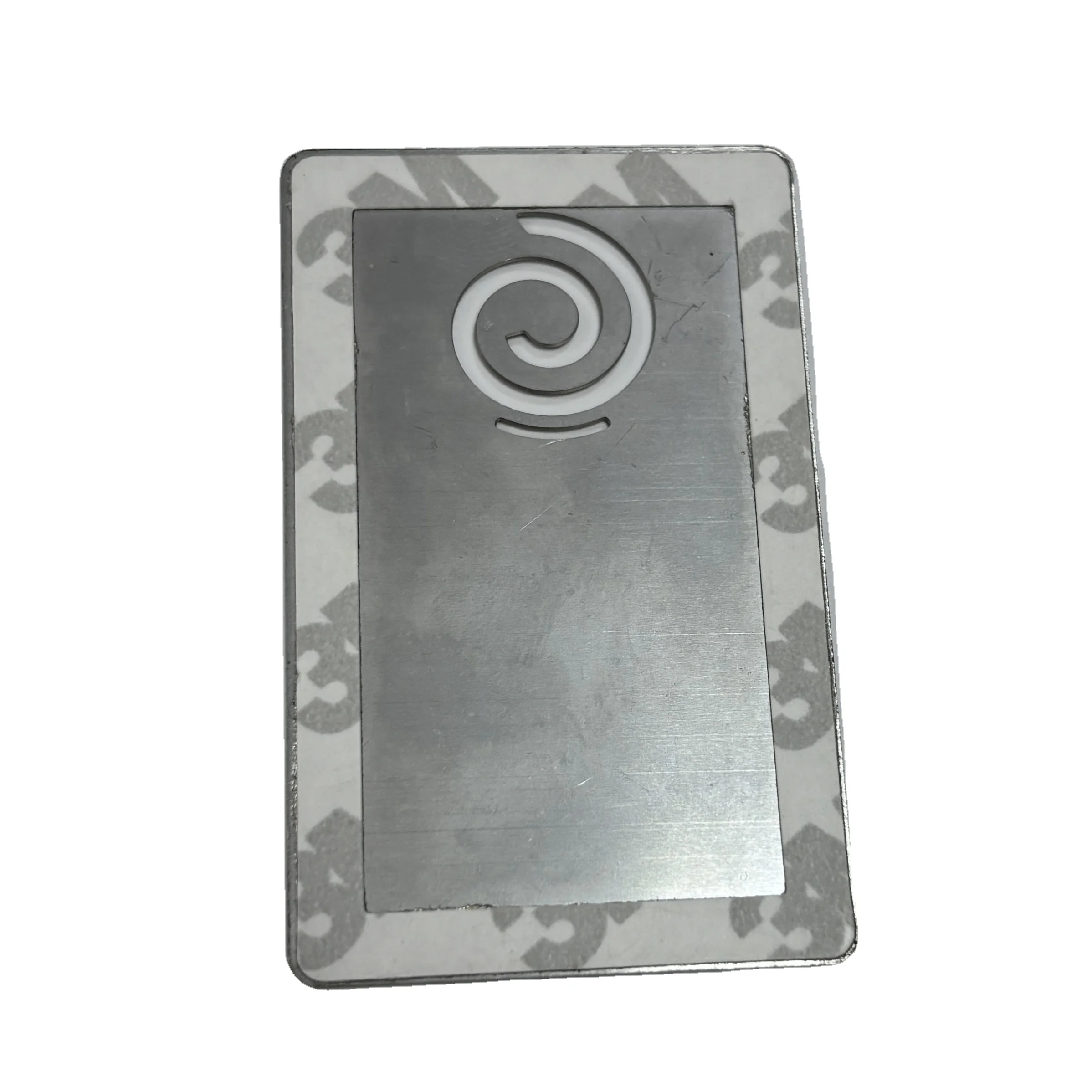 China Custom Self-adhesive Stainless Steel Sticker Private Etching Metallic Label Nameplate