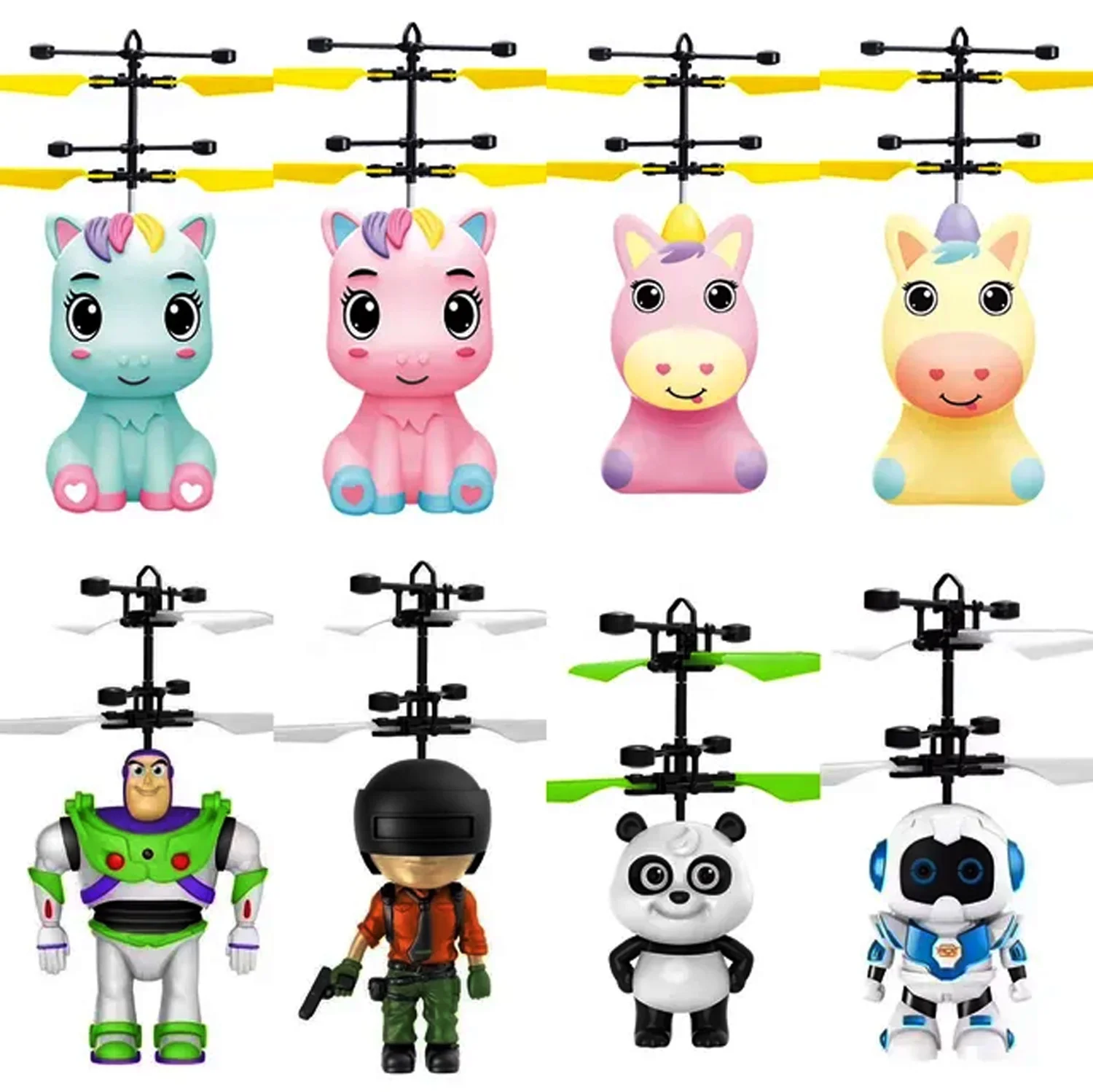 2024 KK New Hand Sensor Flying Doll Machine,Infrared Sensor Flying Aircraft,USB Rechargeable Gesture Flying Girl Helicopter Toys