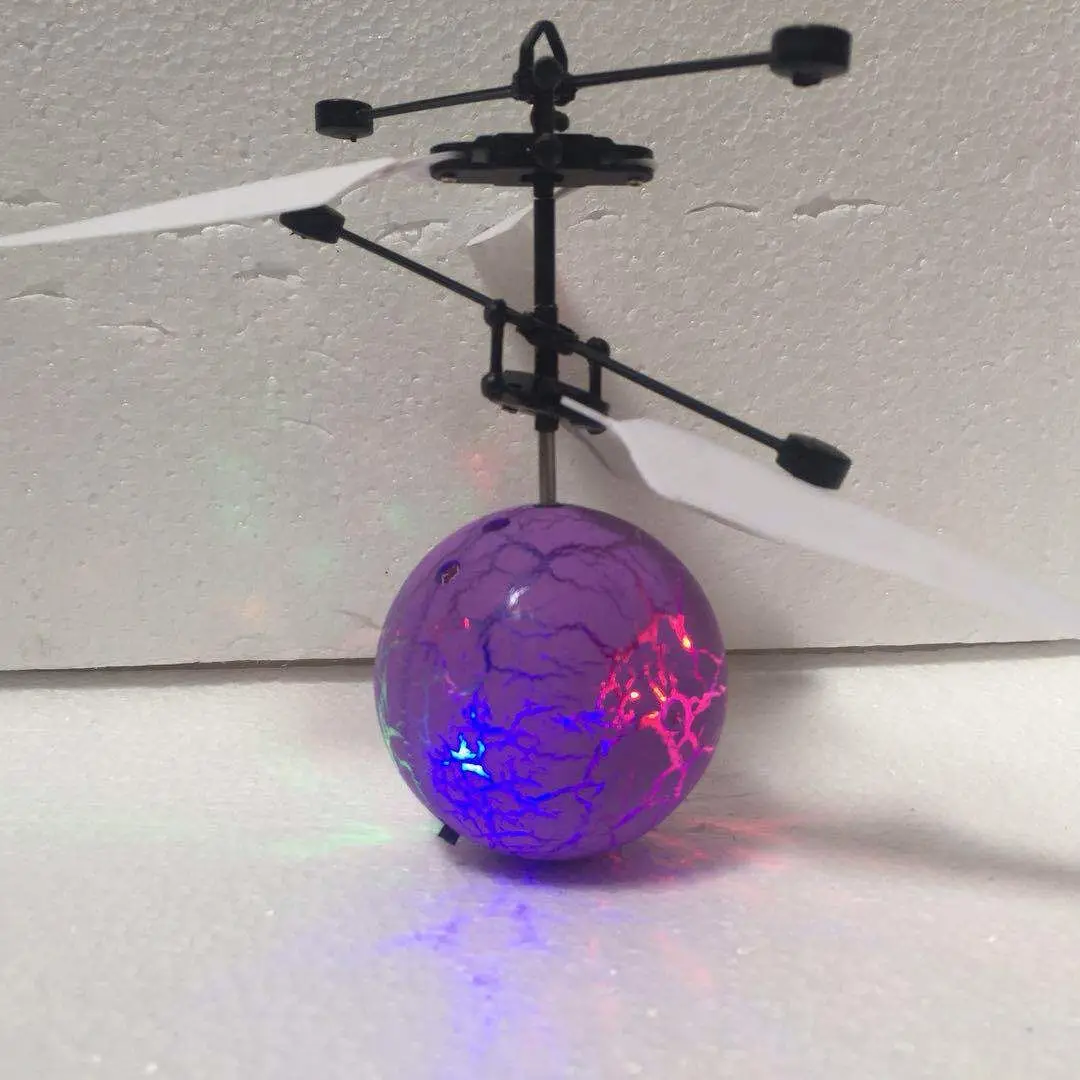 Hot new Flying RC Ball Aircraft Helicopter Led Flashing Light Up Toy Induction Toy Toy Drone For Kids Children