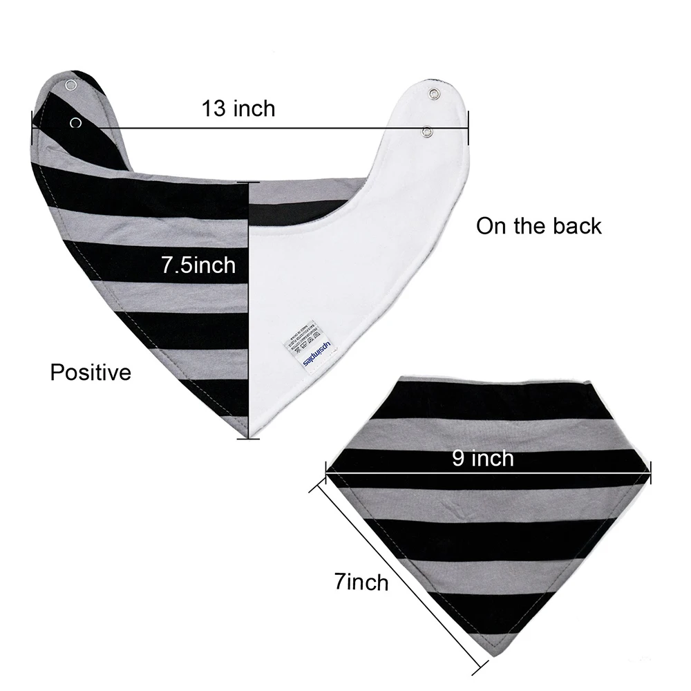 
organic cotton baby bandana bibs drool bibs bandana Snap Drool Bibs for Baby Boys for Drooling Eating Teething 