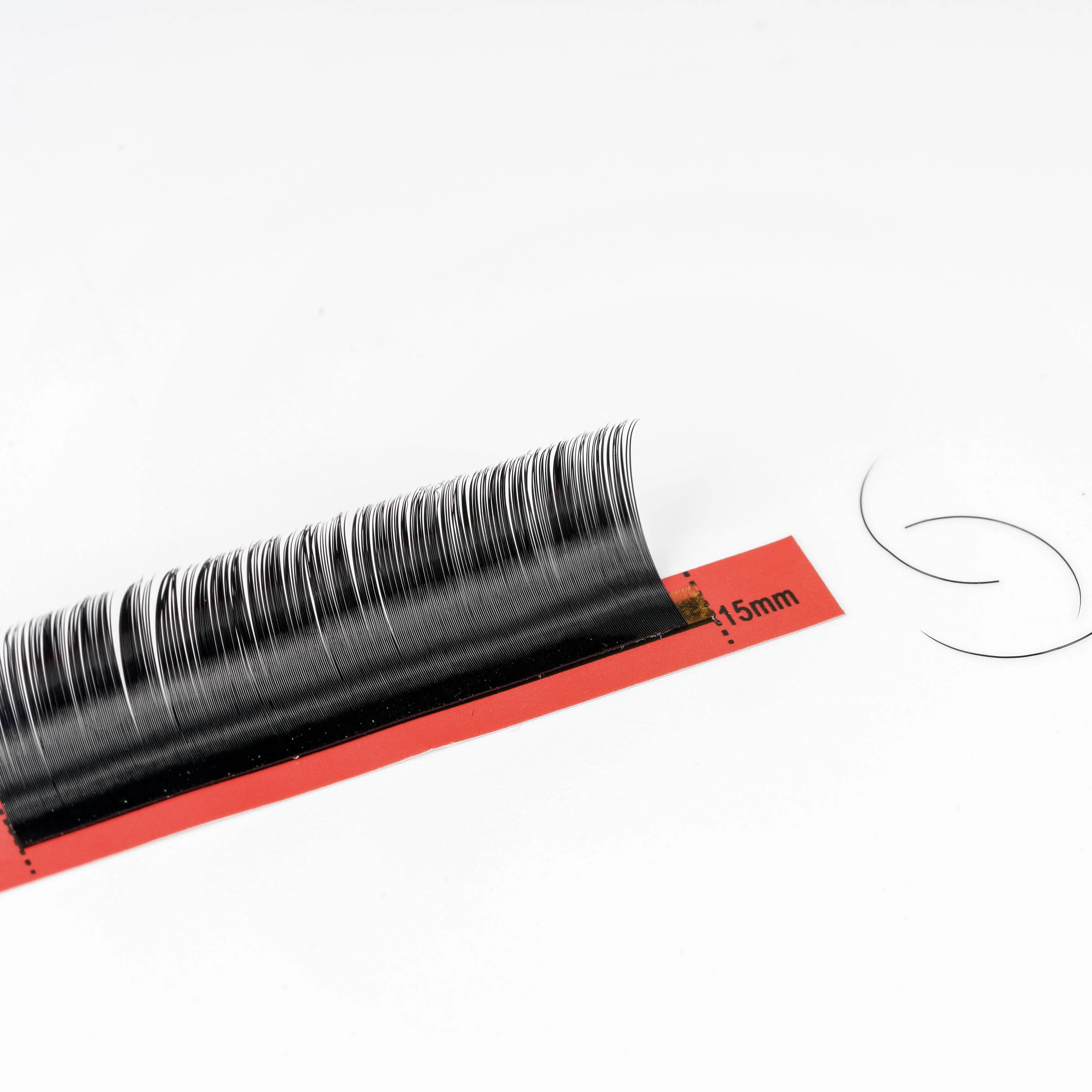 Big stock 12 rows Silk Individual Eyelash Extension Supplier Lashes Extension Private Label for Professional