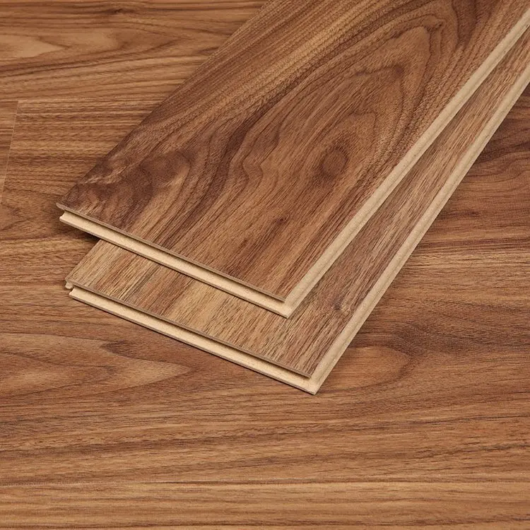 Handscraped Hardwood Flooring Timber Laminate Flooring Parquet