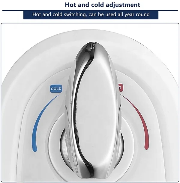 NZMAN Hot Cold Water Bidet BRASS Component,Two Nozzle Bidet Toilet Seat Attachment Self Cleaning,Warm Water Toilet Bidet Sprayer