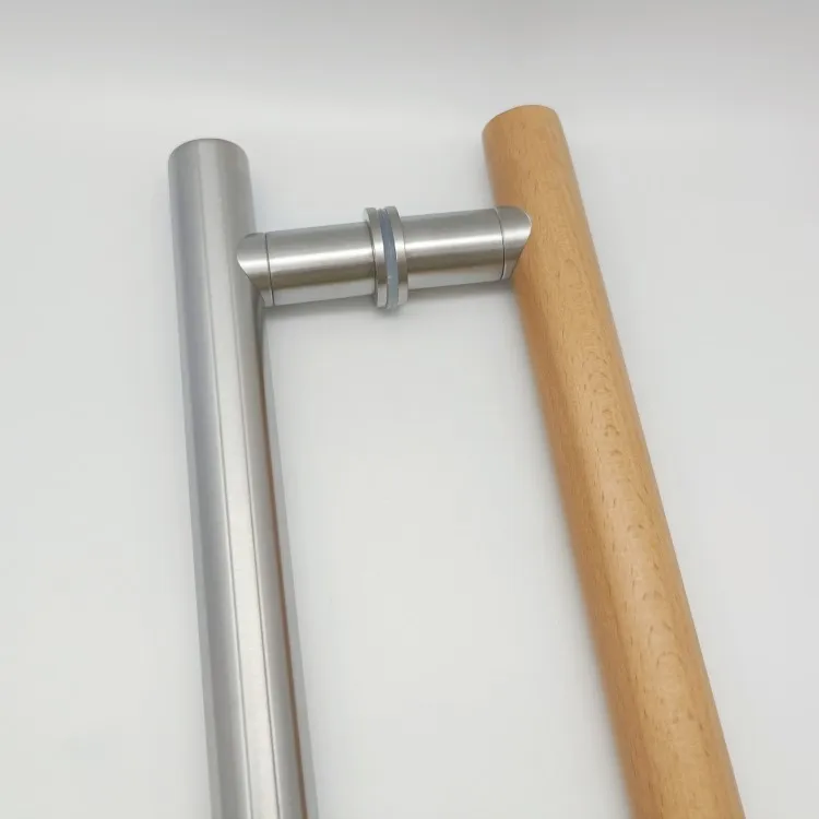 Pull wood long door pull handle modern pull wooden door handle cheap door handle
