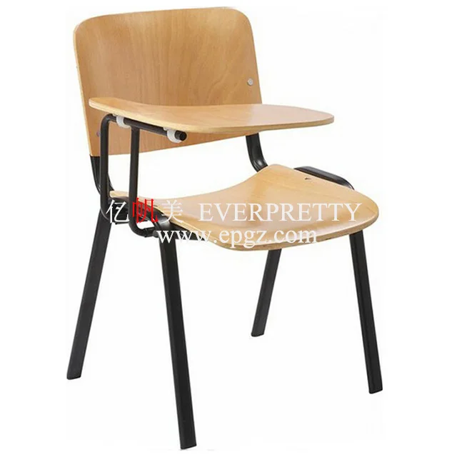High Quality Folding Chair with Tablet Student Chair with Writing pad Chair and Desk Attached