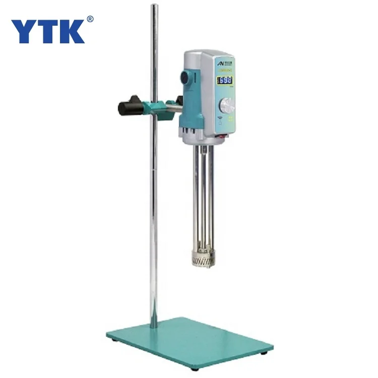 High Speed Lab Scale Cosmetic Honey Juice Milk Cream Water High Shearing Stirrer Homogenizer Head Emulsify Mixer Machine