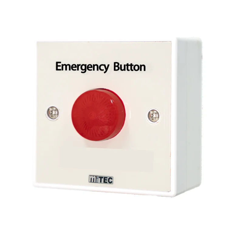 miTEC Handicap Emergency Call System Toilet Panic Button Wire Cord Pull Trigger Disabled Alarm Kits with Battery Backup