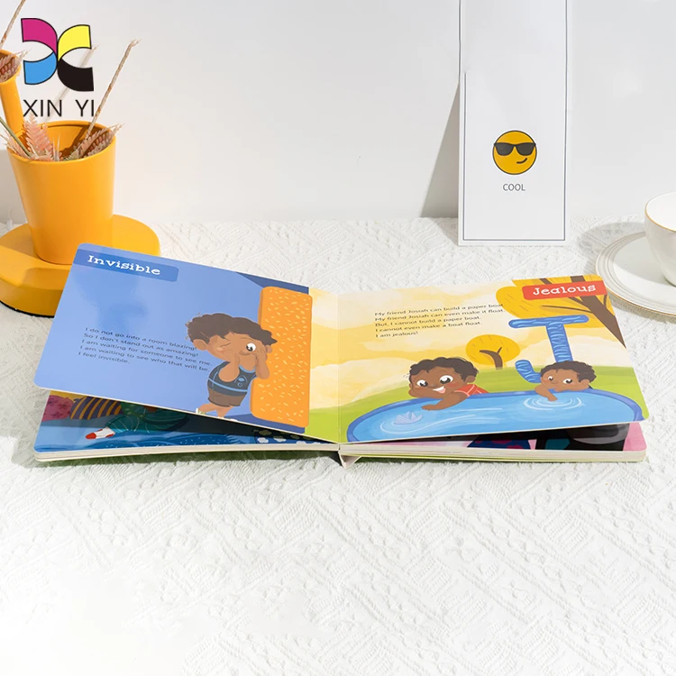 Free Sample Printing on Demand Flip Pop Up Book Custom Board Book Printing Company Children Book Printing Service