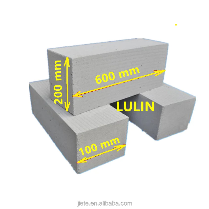 China Foshan Guangzhou Shenzhen Factory Direct Low Price Autoclaved Concrete Wall Bricks ALC AAC Blocks for Philippines