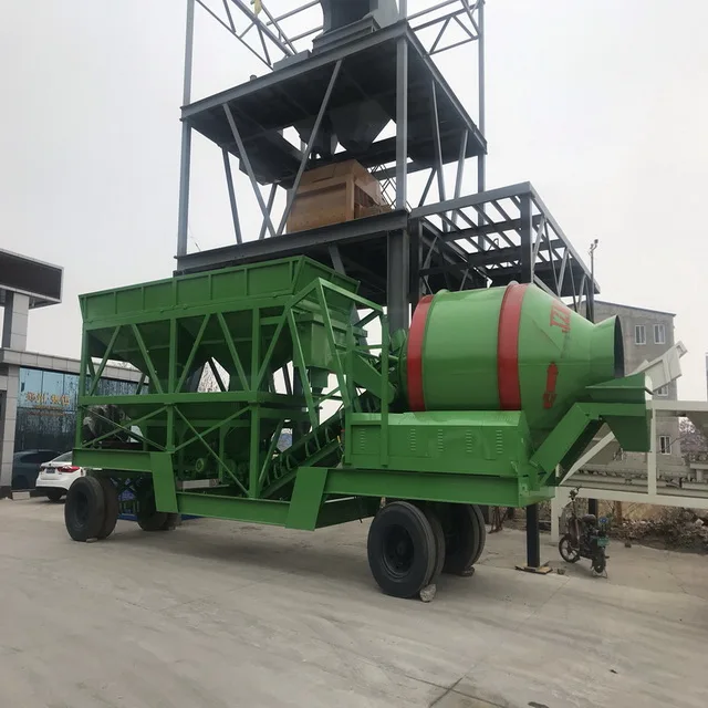 Factory price 30m3/h precast dry portable ready mobile mini mix concrete batching plant for sale