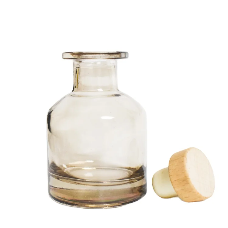 Custom Luxury 100Ml 150Ml 200Ml Essential Oil Aromatherapy Aroma Diffuser Bottle Empty Amber Glass Reed Perfume Diffuser Bottle