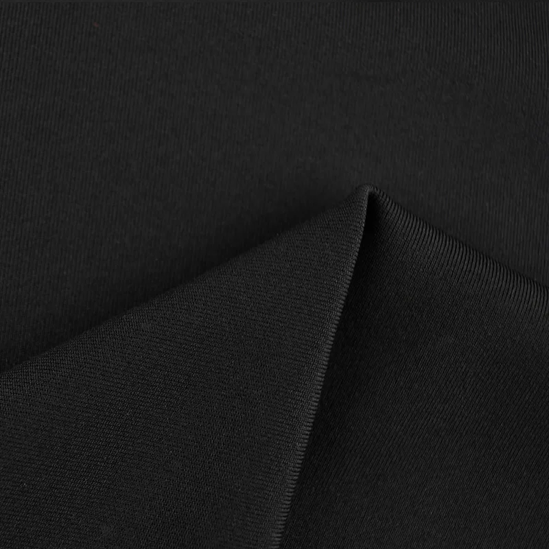 50D polyester spandex 4 way stretch fabric double jersey interlock for sportswear