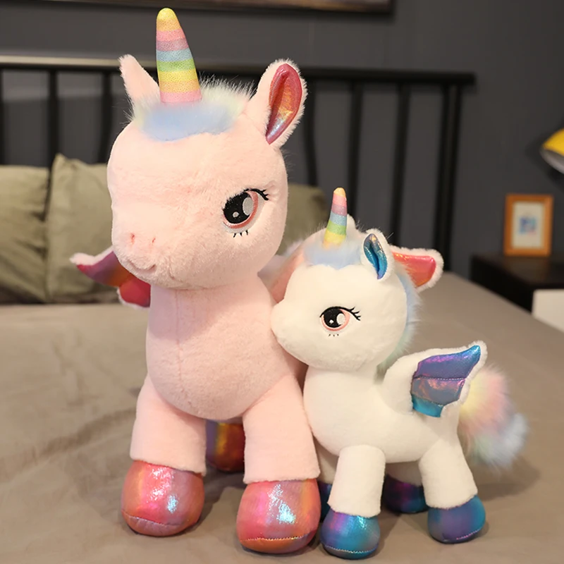 Rainbow Pegasus Unicorn doll plush toys stuffed animal horse
