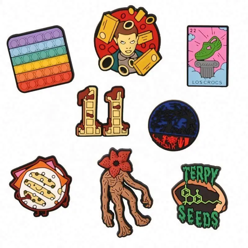 2024 Beach Rubber Cute Dog One Piece Soft PVC Customized Decorations Style Shoelace Shoe Charmsarms