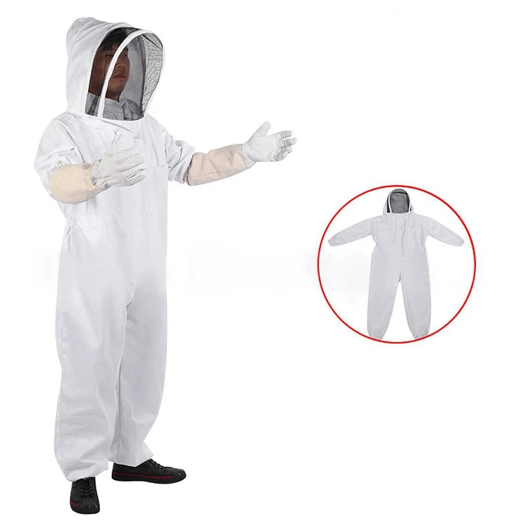 Explosive new products direct sales hot sale anti-bee suit full body jumpsuit with beekeeping equipment and suits outfit