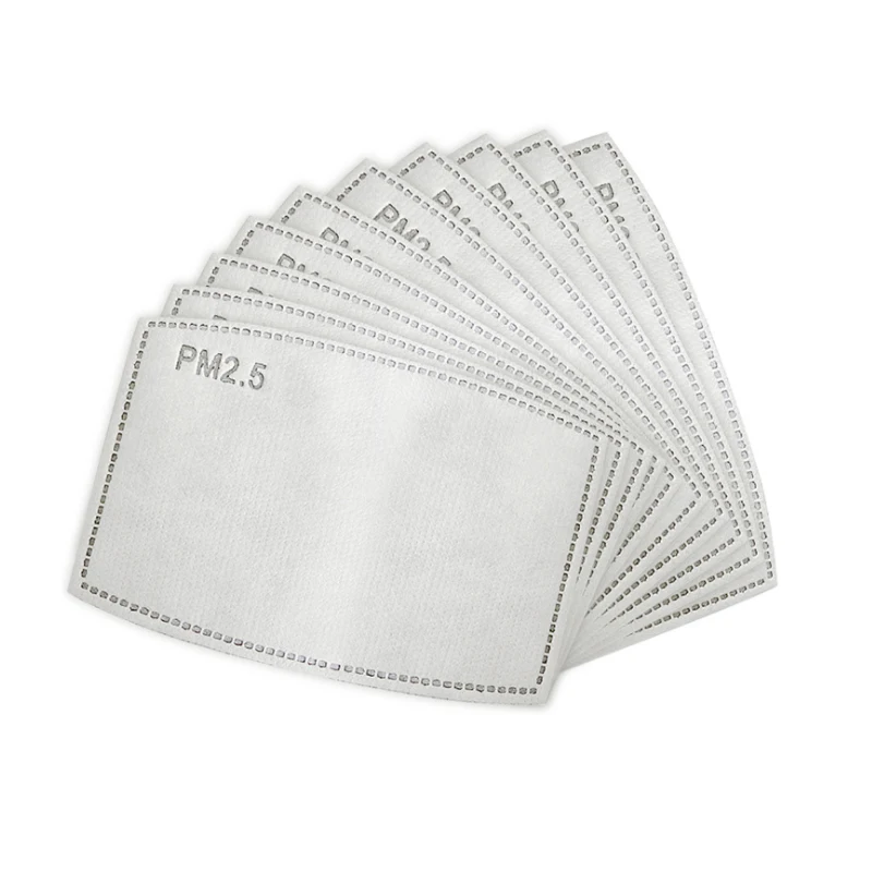 
5 Layer Pm2.5 Filter Anti Dust Cotton Face Maskes Filter Pm 2.5 Activated Carbon Maskes Filter for Maskes 