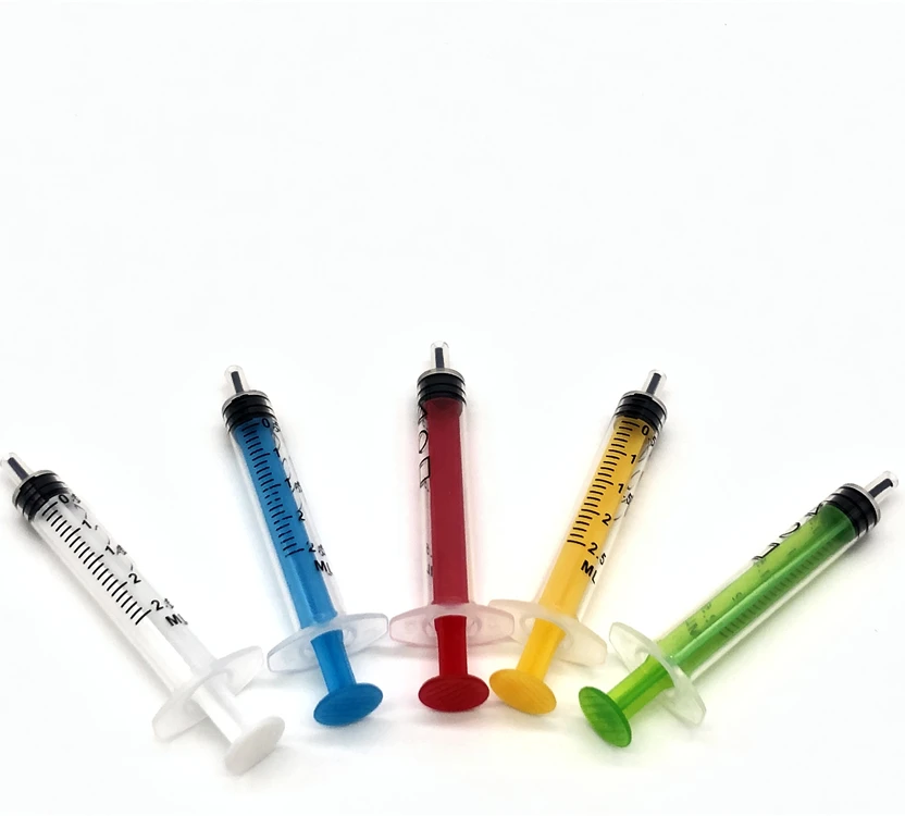 
1ml Colored Disposable Low Dead Space Tuberculin Syringe 