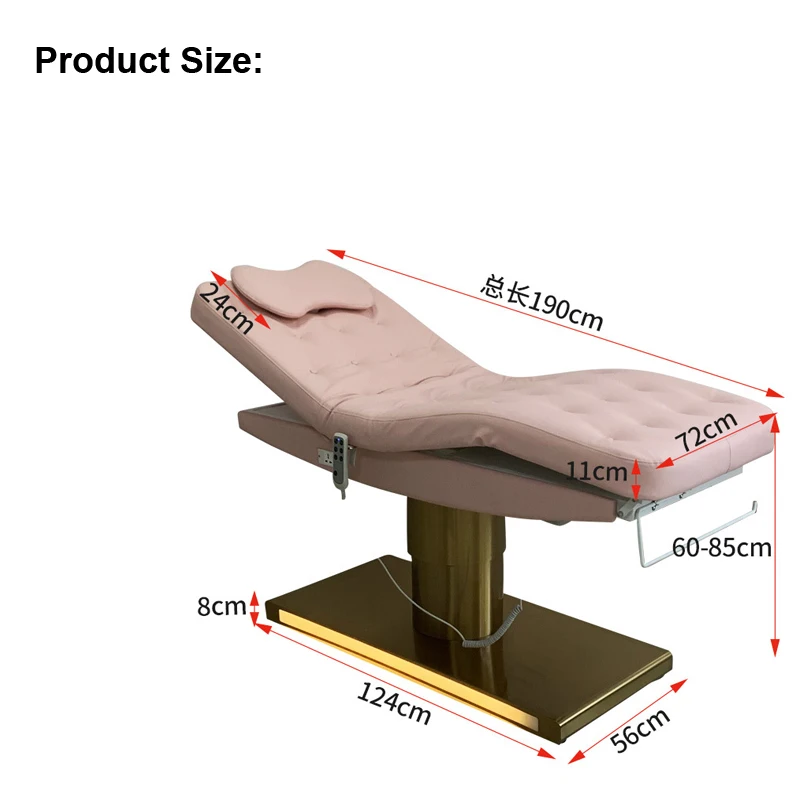 Good Quality Facial Size Couch Beds Beauty Salon Massage Bed Electric Syn