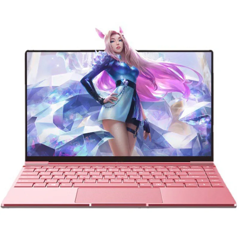 Hot Selling Mini Laptop 14 Inch Wins 10 Netbook 1920*1080 Cheap Portable Intel Laptops 6GB RAM 128GB ROM SSD Port Notebook