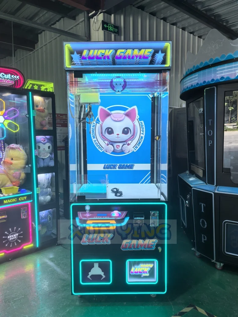 Wholesale Custom Happy House Claw Crane Game Vending Machines Coin Operated Arcade Doll Machine Claw Crane For Sale