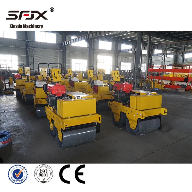 VR600B Asphalt mini Road Roller Compactor Small Road Roller Machine diesel engine