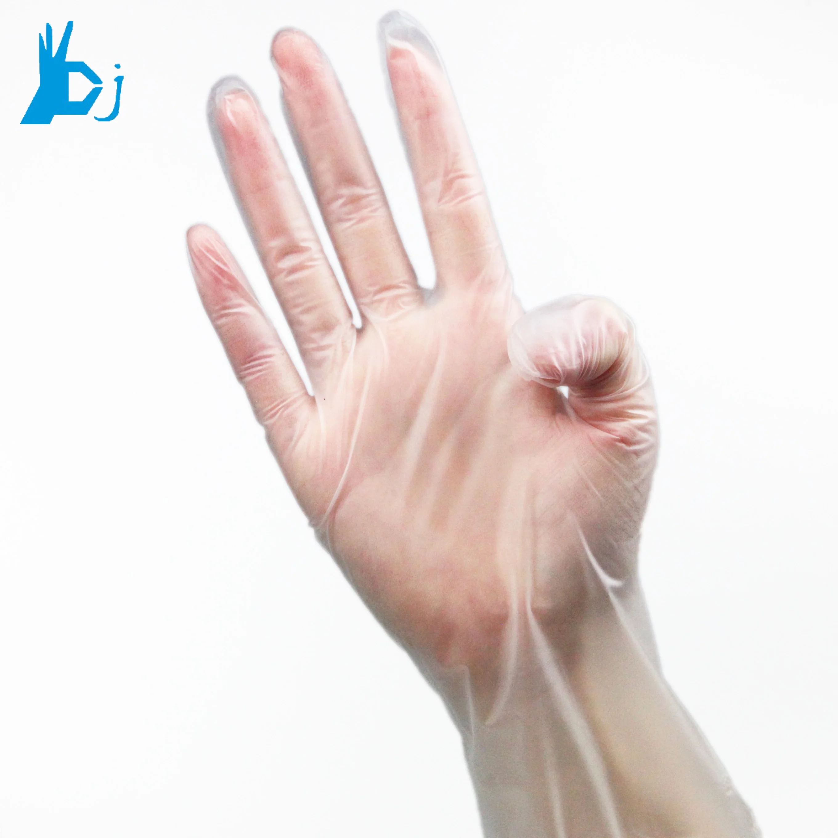 clear  disposable vinyl  gloves powder free