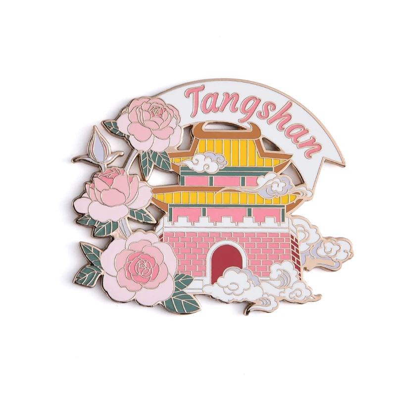 Personalised Made 3D Souvenir City Refrigerator Magnet Custom Logo Metal Enamel Magnet Fridge Magnet Customised