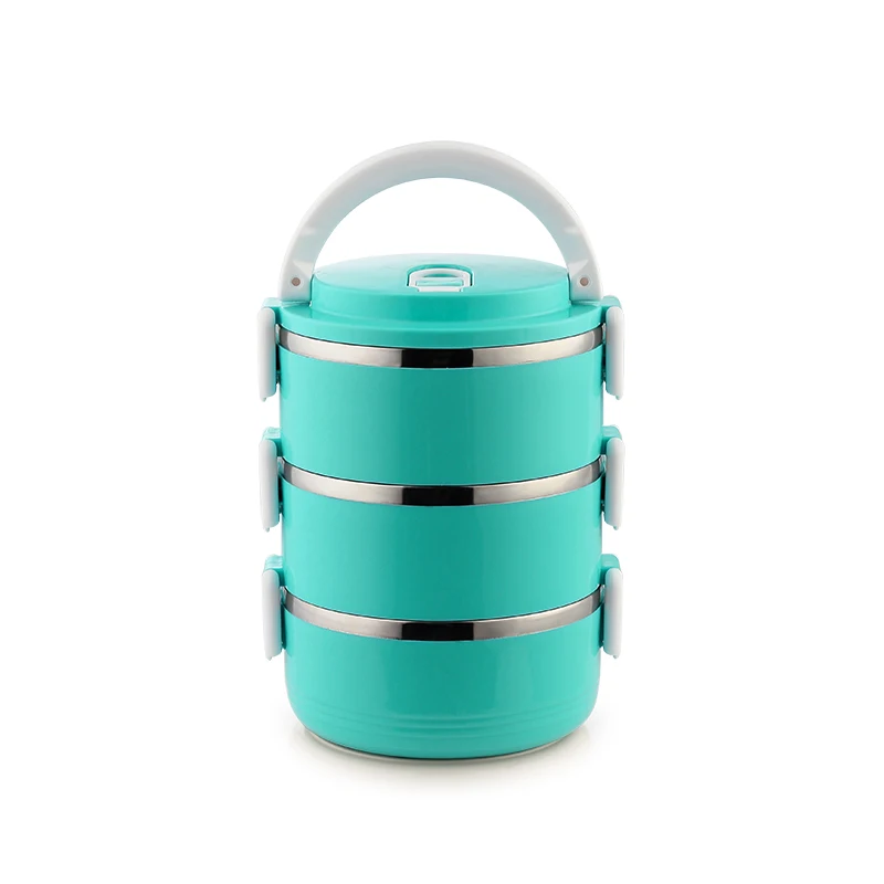 
Attractive Price Usable Portable Heating Foldable Modern Stainless Steel Bento Lunch Box Picnic Plastic Storage Box with handle 