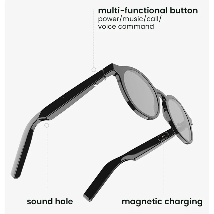 Trending products bluetooth glasses sunglass uv400 polarized smart bluetooth sunglasses