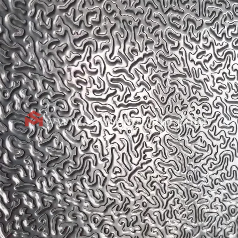 3004/3104 worm stucco embossing aluminum sheet/coil