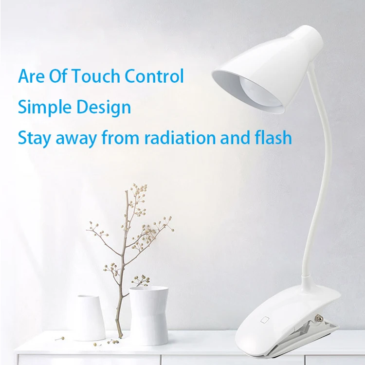 
Folding Rechargeable Book Light Led Desk Table Lamp Wholesale Led Mini Black White Reading light For Study 