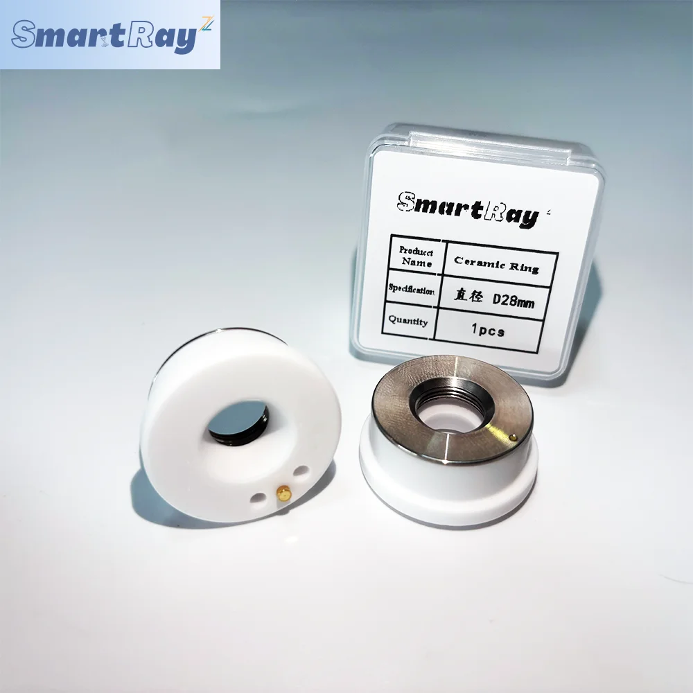 SmartRay Bodor d28 d32 M14 fiber laser cutting ceramic rings for laser machine