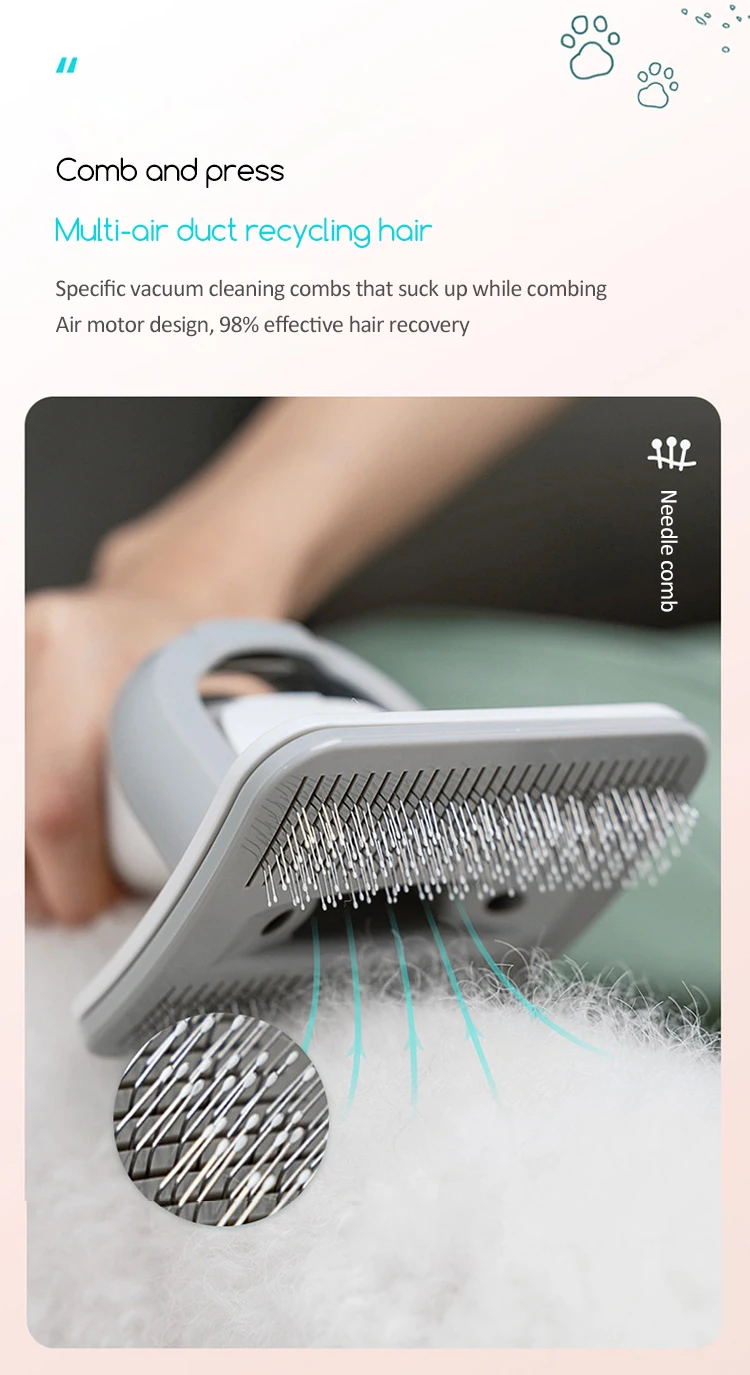 Pet Grooming Set for Blowing Thinning and Grooming for Cats and Puppies ABS Material Suitable Adapter