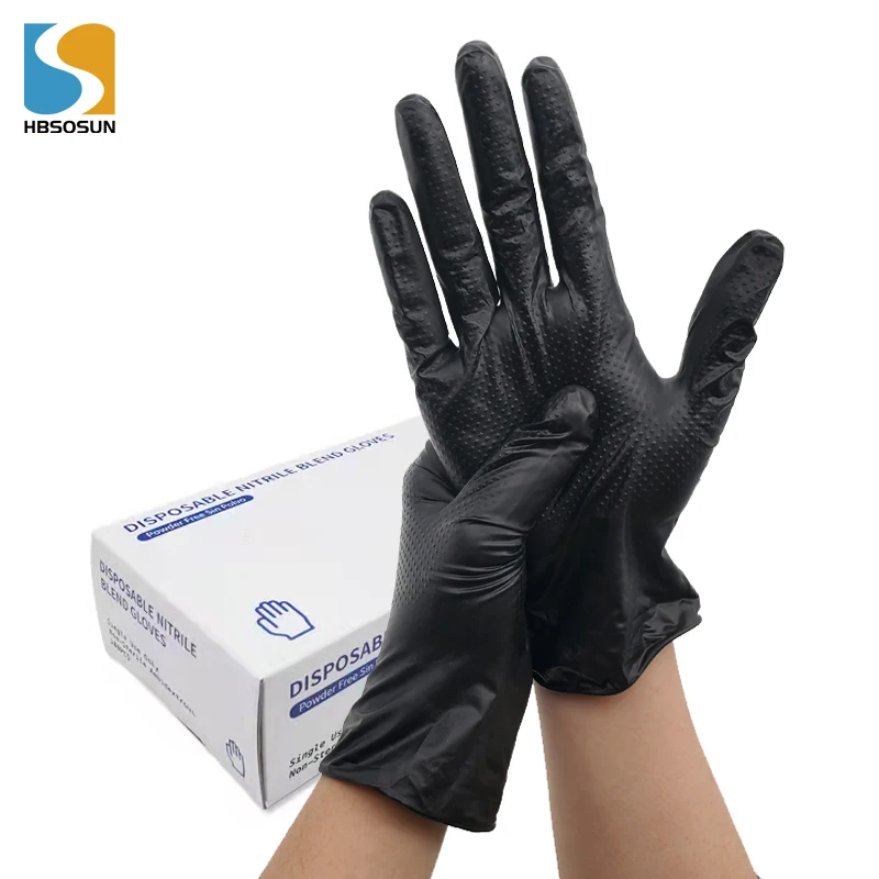 Ready Stock 4mil 5mil 6mil Small Medium Large Nitrile Gloves Xs S Xl Food Grade Box 100 Pieces